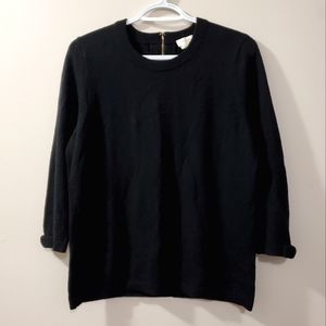 Kate Spade ♠️ Wool Cashmere Sweater with Bow Detail - Size XL